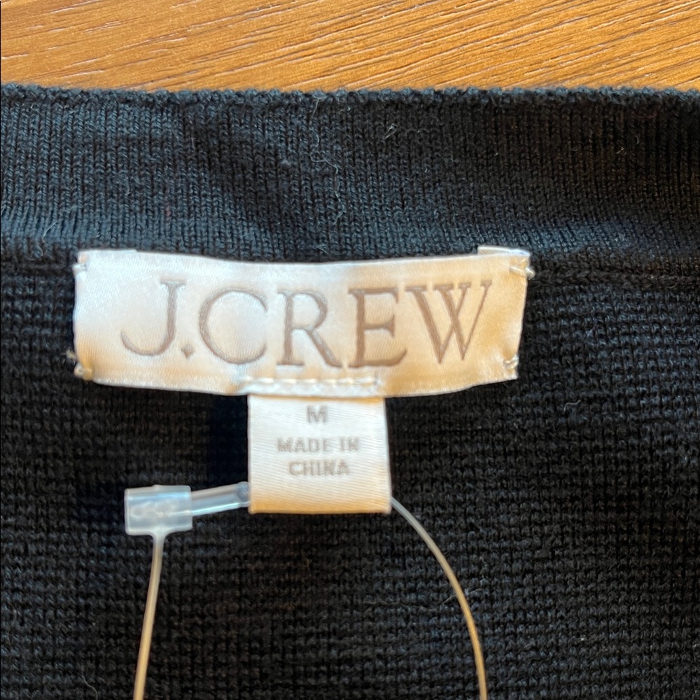 NWT J.Crew | Sleeveless sweater shell | Black | Size M - Picture 6 of 10